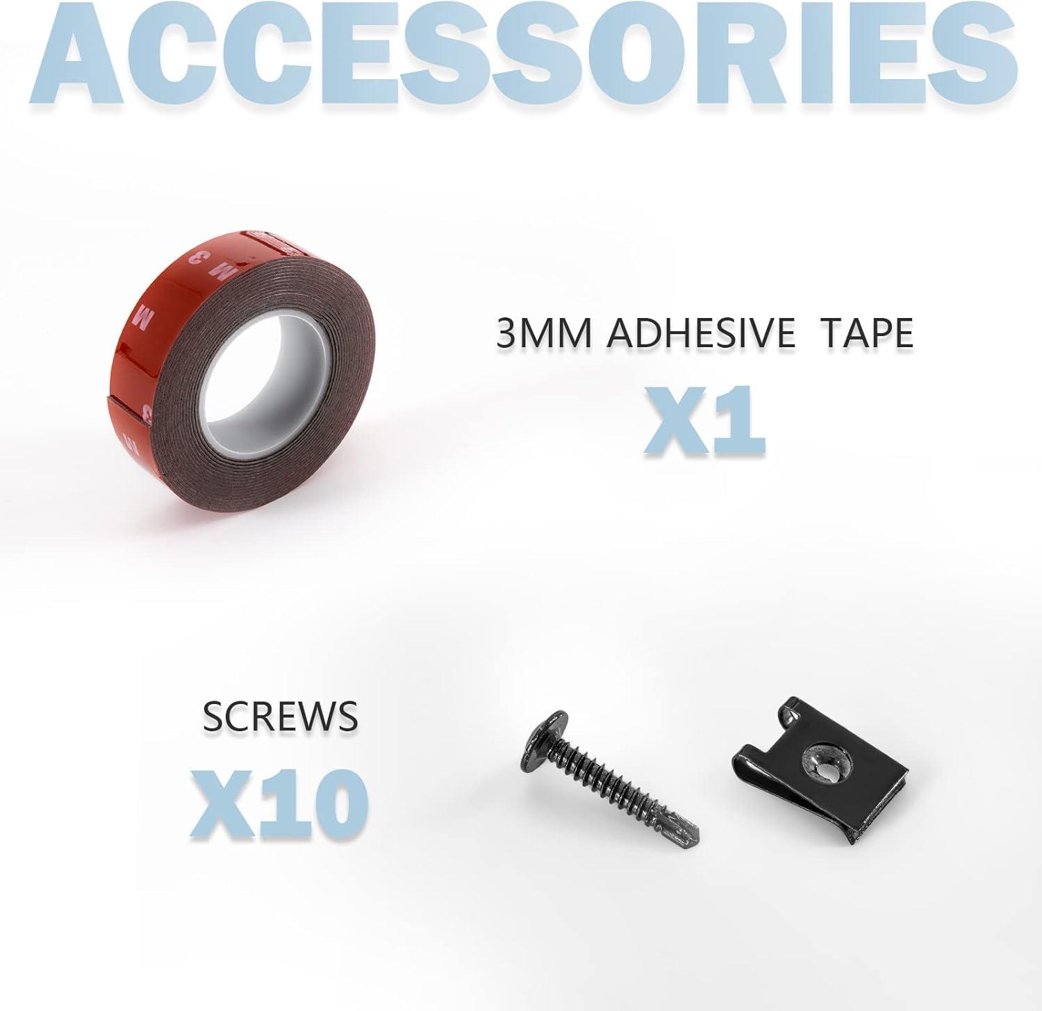 imageAMSRPAC Front Bumper Grille CoverFront Lower Bumper Grill Cover Replacement compatible with Pontiac Firebird Trans Am 1979 1980 1981Black 2PCS