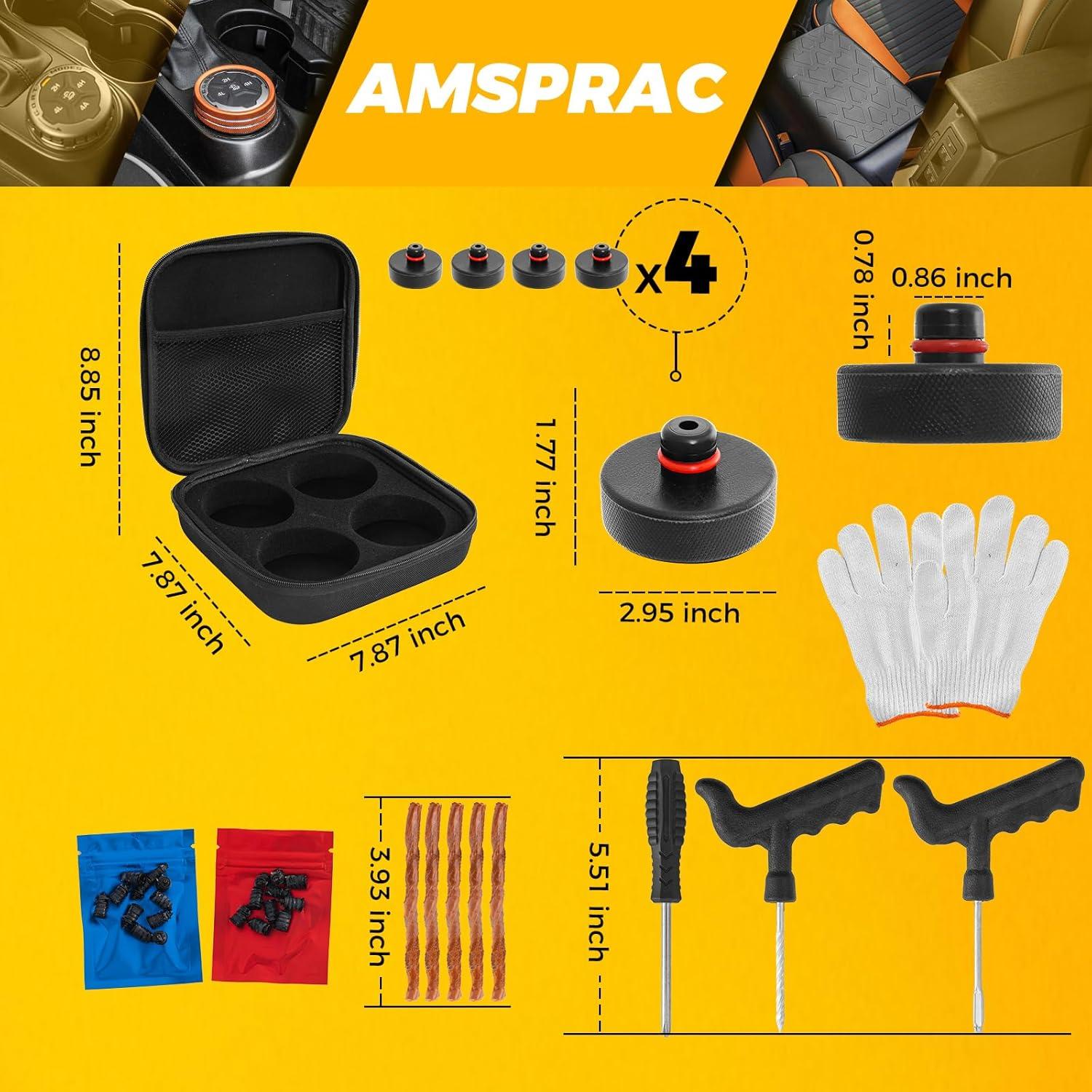 imageCar Lift Pads fit for Tesla Model 3YSX Jack Stand Rubber AdaptersLifting Jack Padsfit for TeslaJacking Point Protector PadsCar Jack Rubber Pads Support Point PadsTire Plugs wGloves