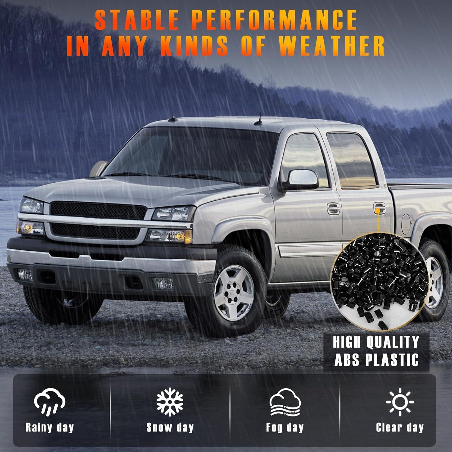 imageChromed Exterior Door Handle Cover Caps ampamp Rear Tailgate Handle Cover ampamp Door Side Rearview Mirror CapsExterior Cover Set fit for 19992006 Chevrolet Silverado GMC Sierra12PCS 