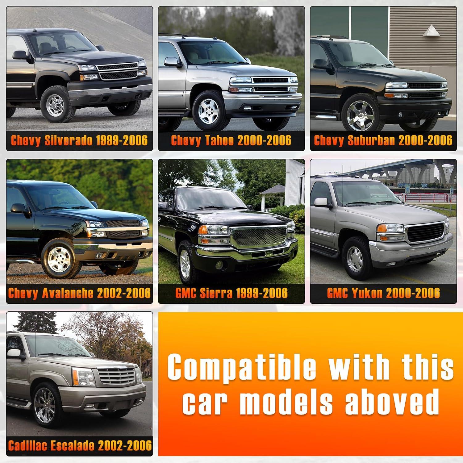 imageChromed Exterior Door Handle Cover Caps ampamp Rear Tailgate Handle Cover ampamp Door Side Rearview Mirror CapsExterior Cover Set fit for 19992006 Chevrolet Silverado GMC Sierra12PCS 