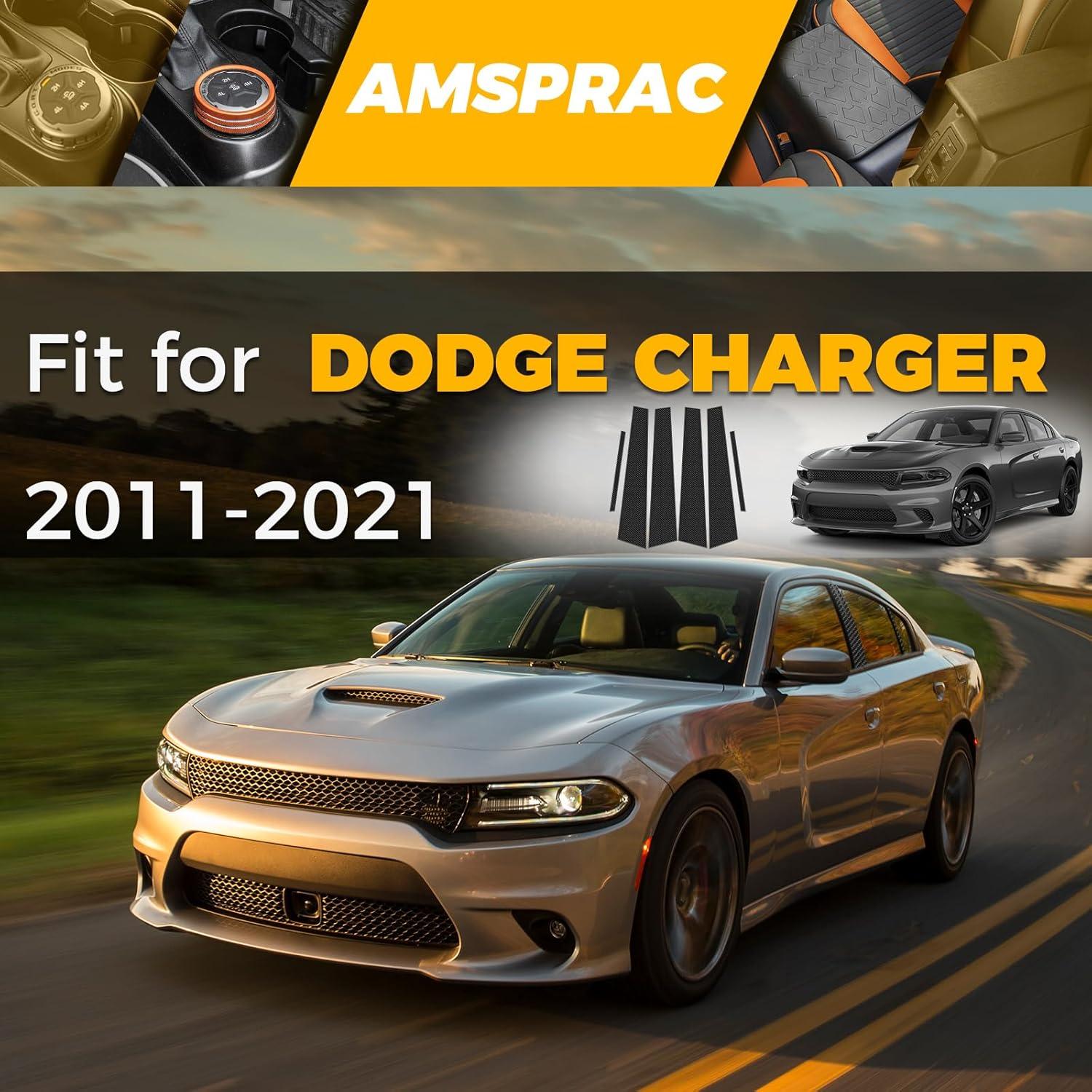 imageDoor Pillar Covers fit for Chevrolet Malibu 20162021Glossy Black AntiScratch Trim6PCS Window Outer Pillar PanelGlossy BlackCarbon Fiber LookFor Charger 1121