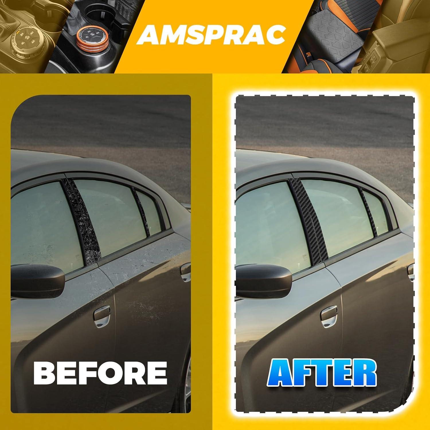 imageDoor Pillar Covers fit for Chevrolet Malibu 20162021Glossy Black AntiScratch Trim6PCS Window Outer Pillar PanelGlossy BlackCarbon Fiber LookFor Charger 1121