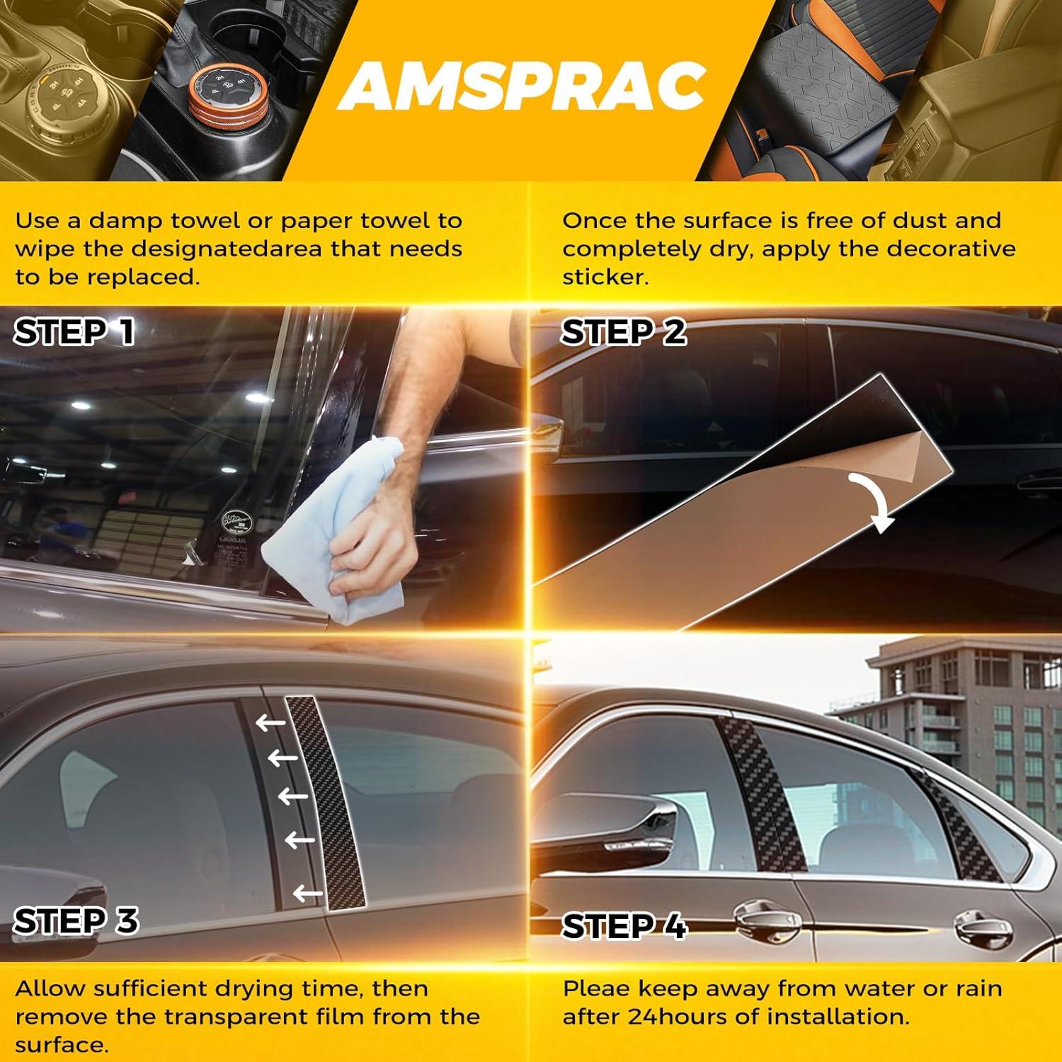 imageDoor Pillar Covers fit for Chevrolet Malibu 20162021Glossy Black AntiScratch Trim6PCS Window Outer Pillar PanelGlossy BlackCarbon Fiber LookFor Charger 1121