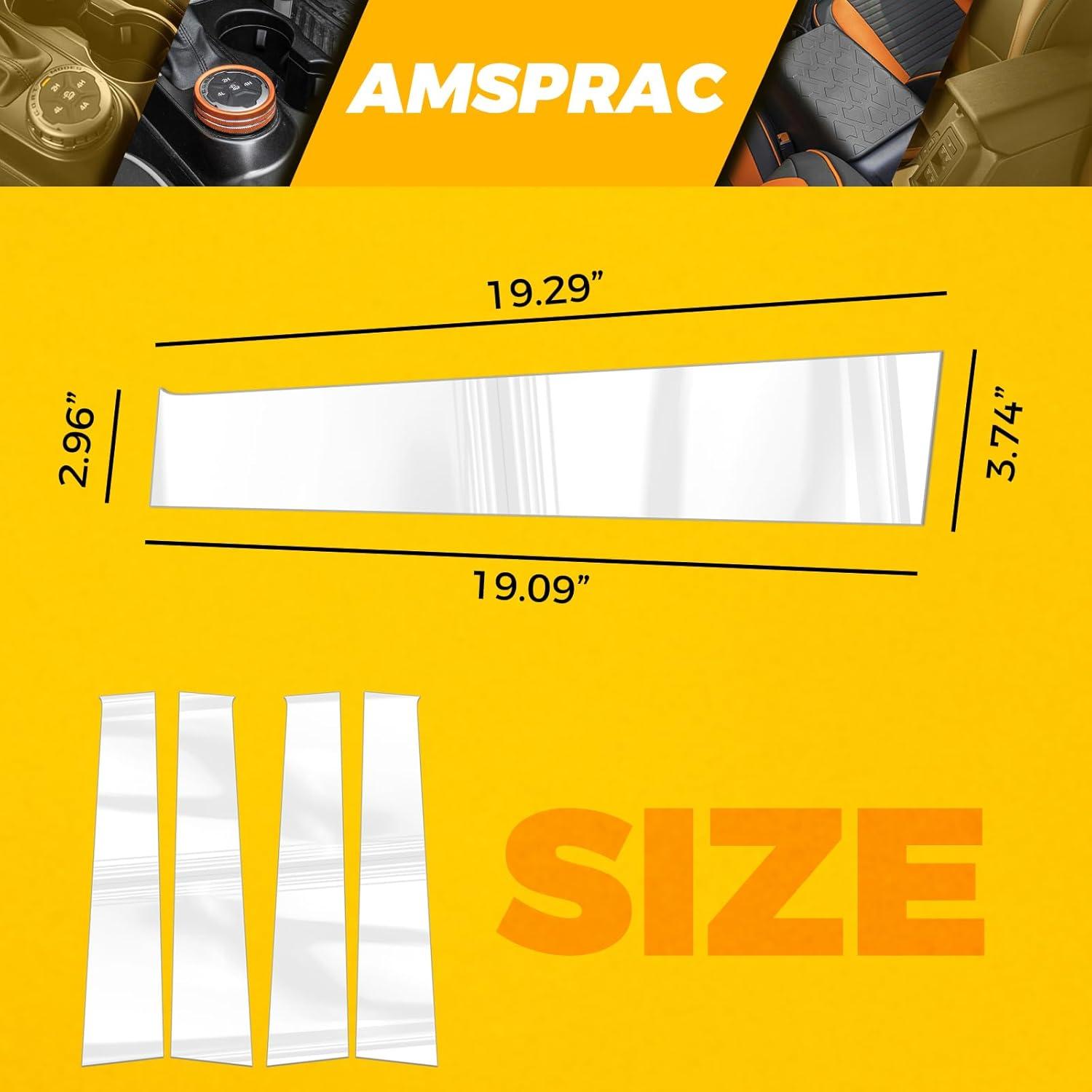 imageDoor Pillar Covers fit for Chevrolet Malibu 20162021Glossy Black AntiScratch Trim6PCS Window Outer Pillar PanelGlossy BlackChromedFor Dodge Ram 0918