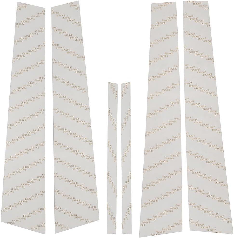 imageDoor Pillar Covers fit for Chevrolet Malibu 20162021Glossy Black AntiScratch Trim6PCS Window Outer Pillar PanelGlossy BlackGlossy BlackFor 9th Accord 1317