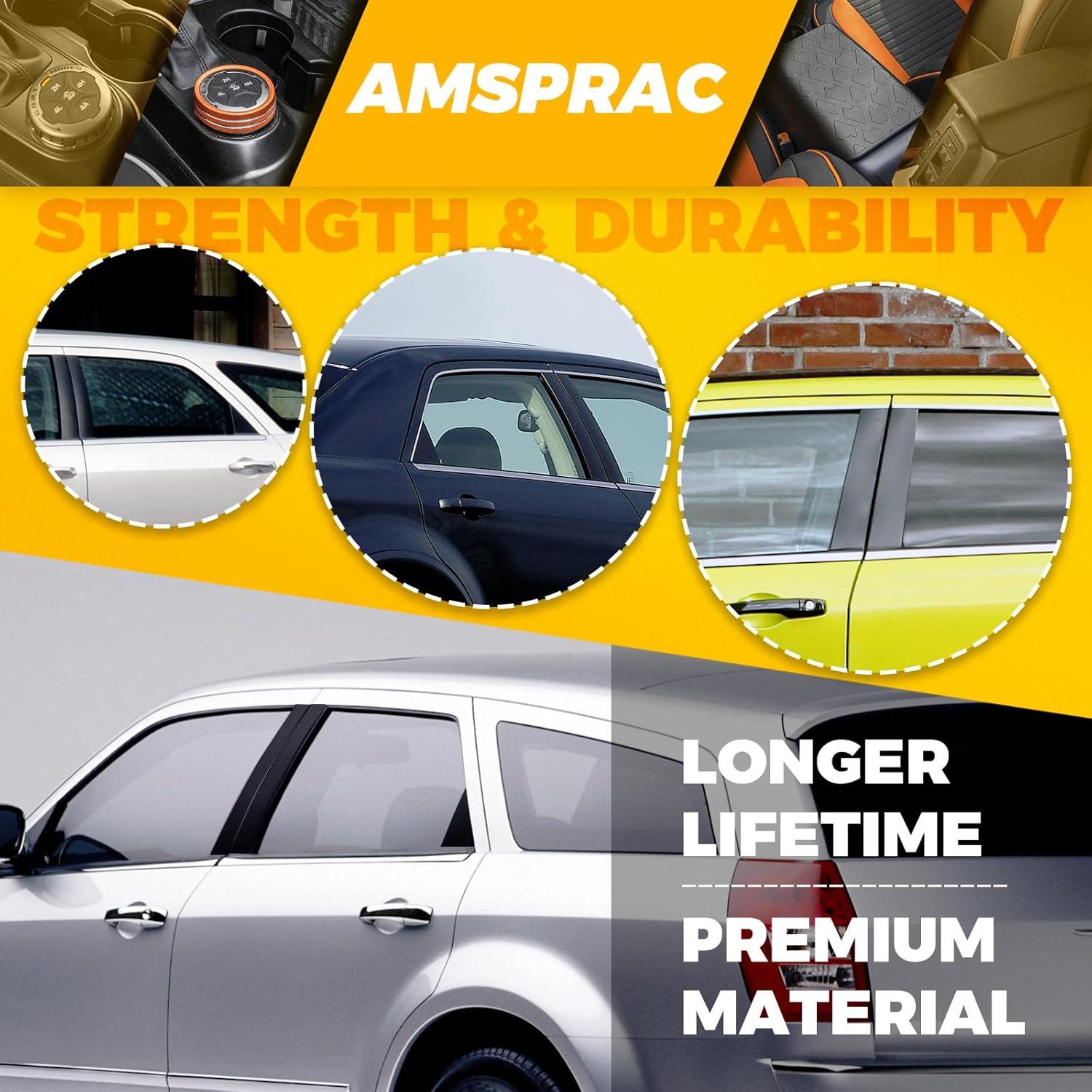 imageDoor Pillar Covers fit for Chevrolet Malibu 20162021Glossy Black AntiScratch Trim6PCS Window Outer Pillar PanelGlossy BlackGlossy BlackFor Chrysler 300300C 0510