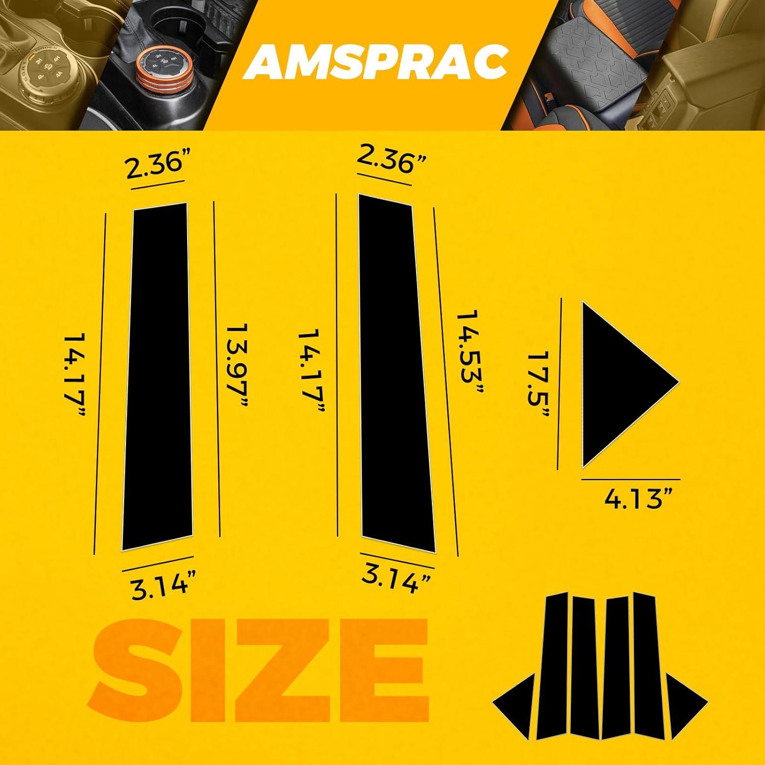 imageDoor Pillar Covers fit for Chevrolet Malibu 20162021Glossy Black AntiScratch Trim6PCS Window Outer Pillar PanelGlossy BlackGlossy BlackFor Chrysler 300300C 0510