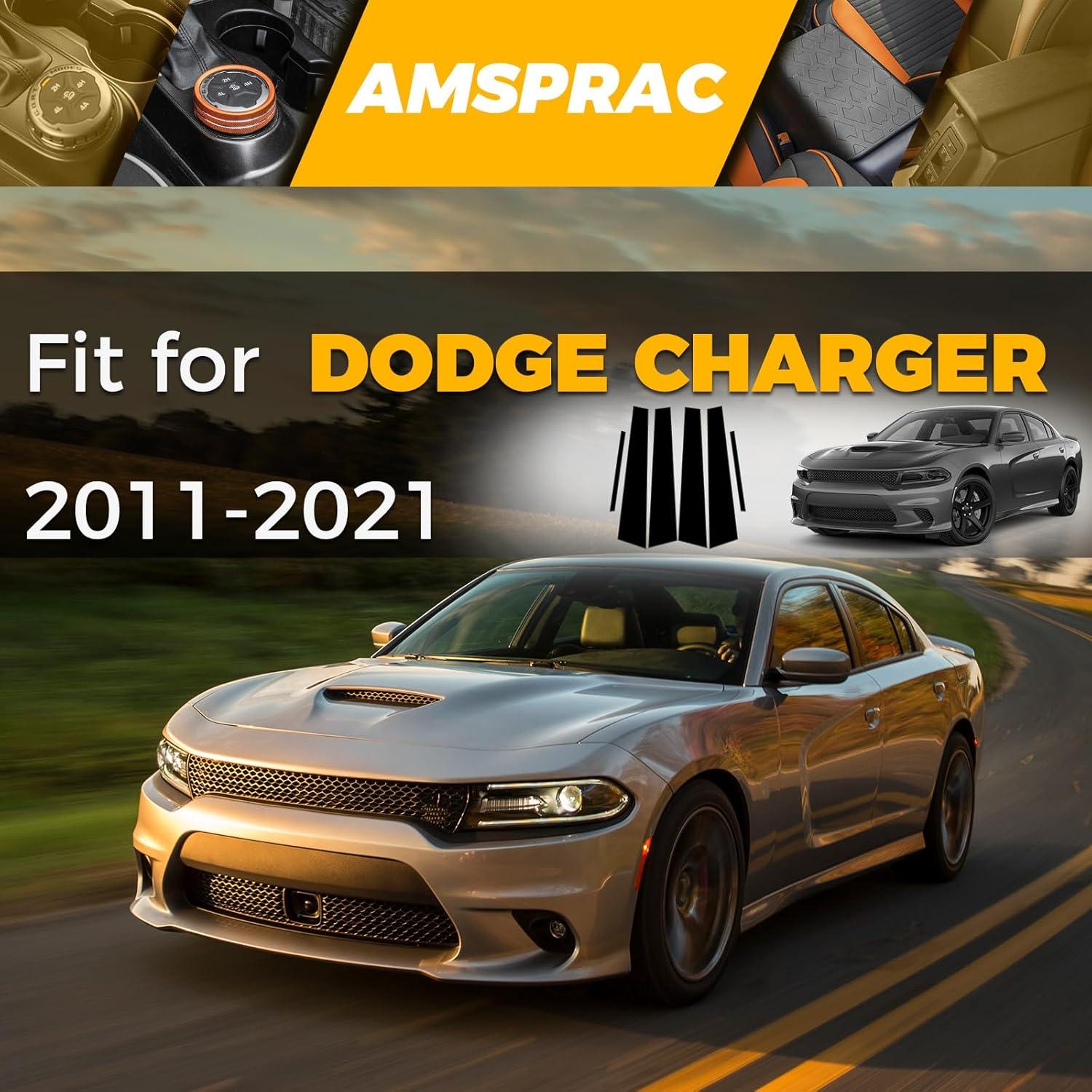 imageDoor Pillar Covers fit for Chevrolet Malibu 20162021Glossy Black AntiScratch Trim6PCS Window Outer Pillar PanelGlossy BlackGlossy BlackFor Dodge Charger 1121