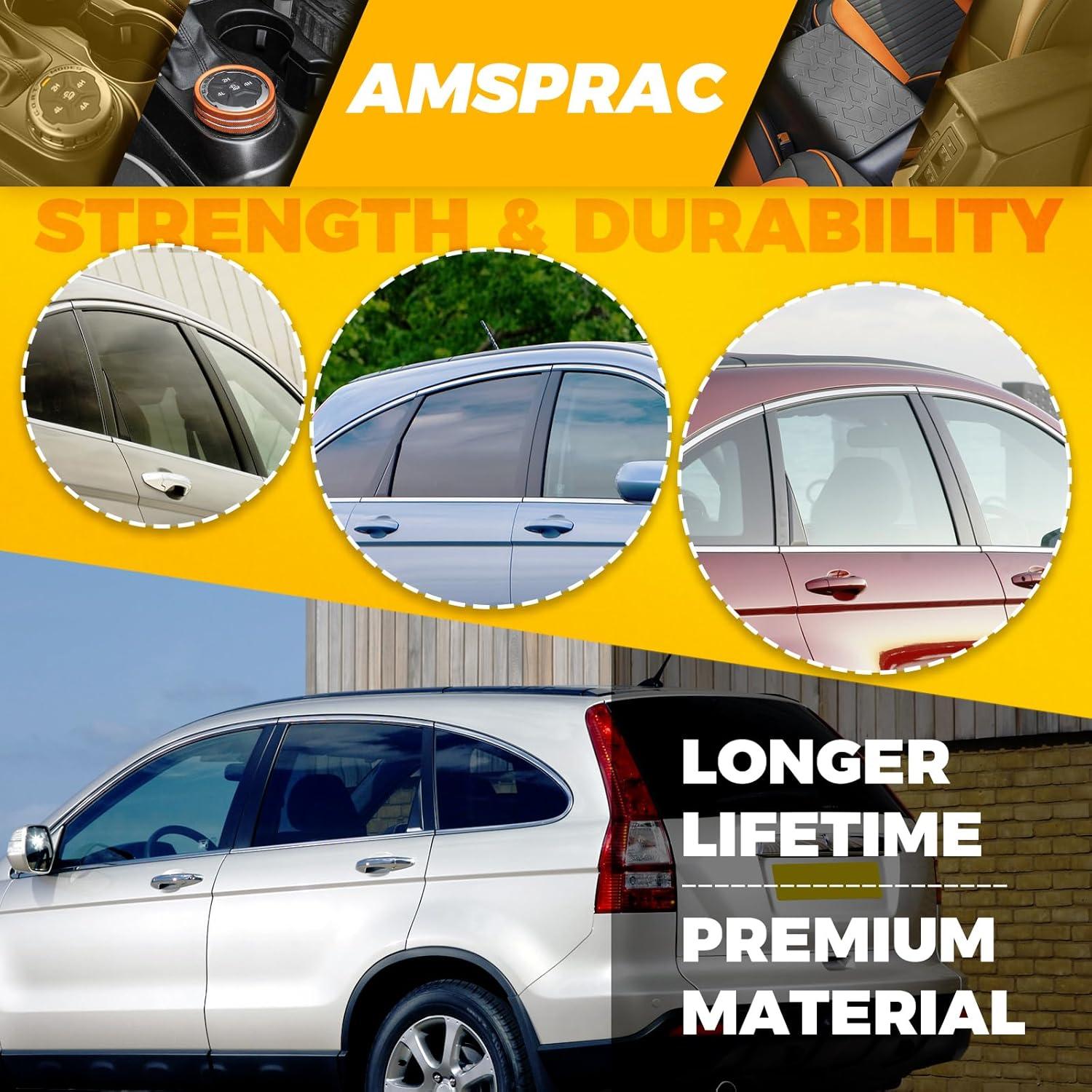 imageDoor Pillar Covers fit for Chevrolet Malibu 20162021Glossy Black AntiScratch Trim6PCS Window Outer Pillar PanelGlossy BlackGlossy BlackFor Honda CRV 0711