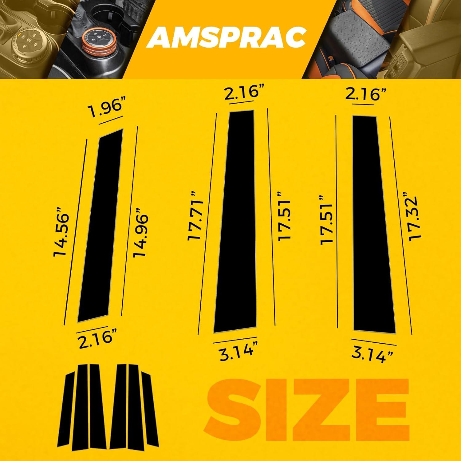 imageDoor Pillar Covers fit for Chevrolet Malibu 20162021Glossy Black AntiScratch Trim6PCS Window Outer Pillar PanelGlossy BlackGlossy BlackFor Honda CRV 0711