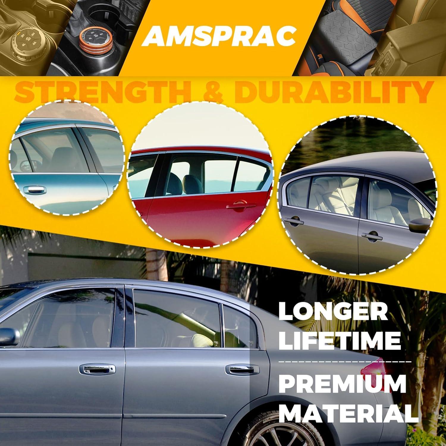 imageDoor Pillar Covers fit for Chevrolet Malibu 20162021Glossy Black AntiScratch Trim6PCS Window Outer Pillar PanelGlossy BlackGlossy BlackFor Infiniti G35 G37 0213