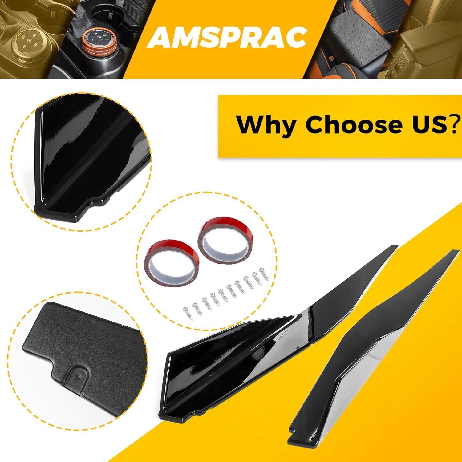 imageExtension Side Skirts fit for Chevrolet Chevy Corvette C8 5VM Style 2Doors 2021 2022 2023Side Skirt Rocker PanelGlossy BlackLeft Right Lower Side Line ProtectorABSPair 2PCS