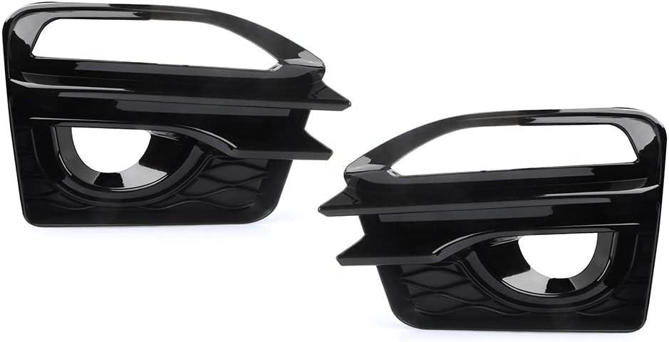 imageFog Light CoversFront Bumper Fog Lamps Bezel Cover TrimFog Light Covers Replacement compatible with Infiniti Q50 Sport Q50S 2014 2015 2016 2017IN1038106 IN1039106622574GA1A 622564GA1ABlack Fog Light Cover for 20142017 Sport Model