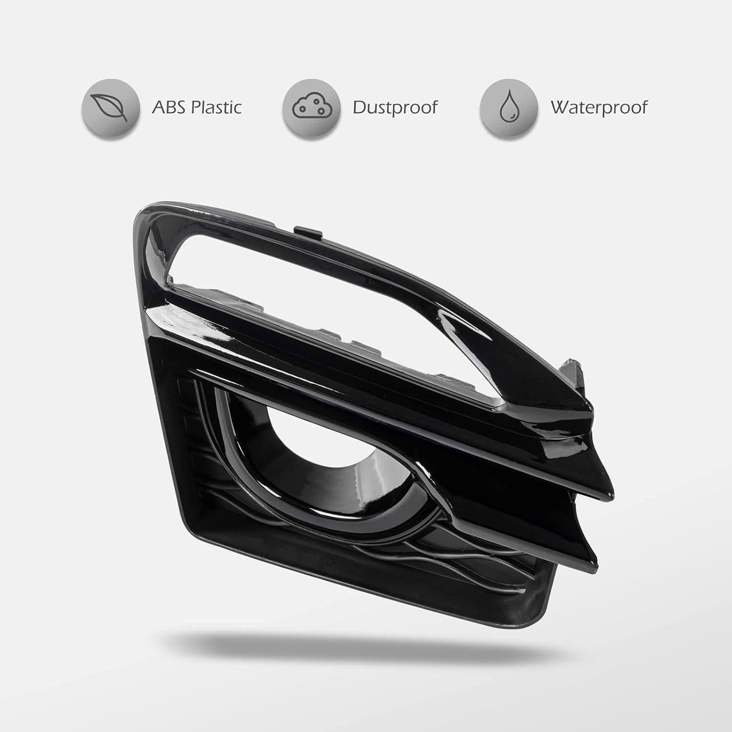 imageFog Light CoversFront Bumper Fog Lamps Bezel Cover TrimFog Light Covers Replacement compatible with Infiniti Q50 Sport Q50S 2014 2015 2016 2017IN1038106 IN1039106622574GA1A 622564GA1ABlack Fog Light Cover for 20142017 Sport Model