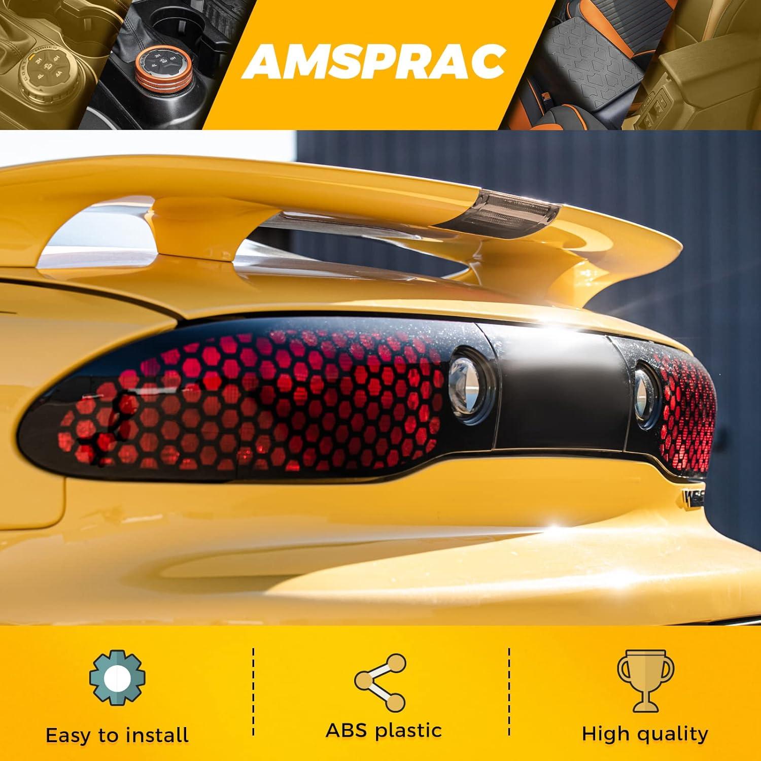 imageHigh Rise Spoiler Brake LightLED Third Brake LightRear Center High Mount Stop Light3rd Stop Lamp Spoiler Assembly fit for Pontiac Firebird Am WS6 1996200219179355Smoked LensSmoked Lens