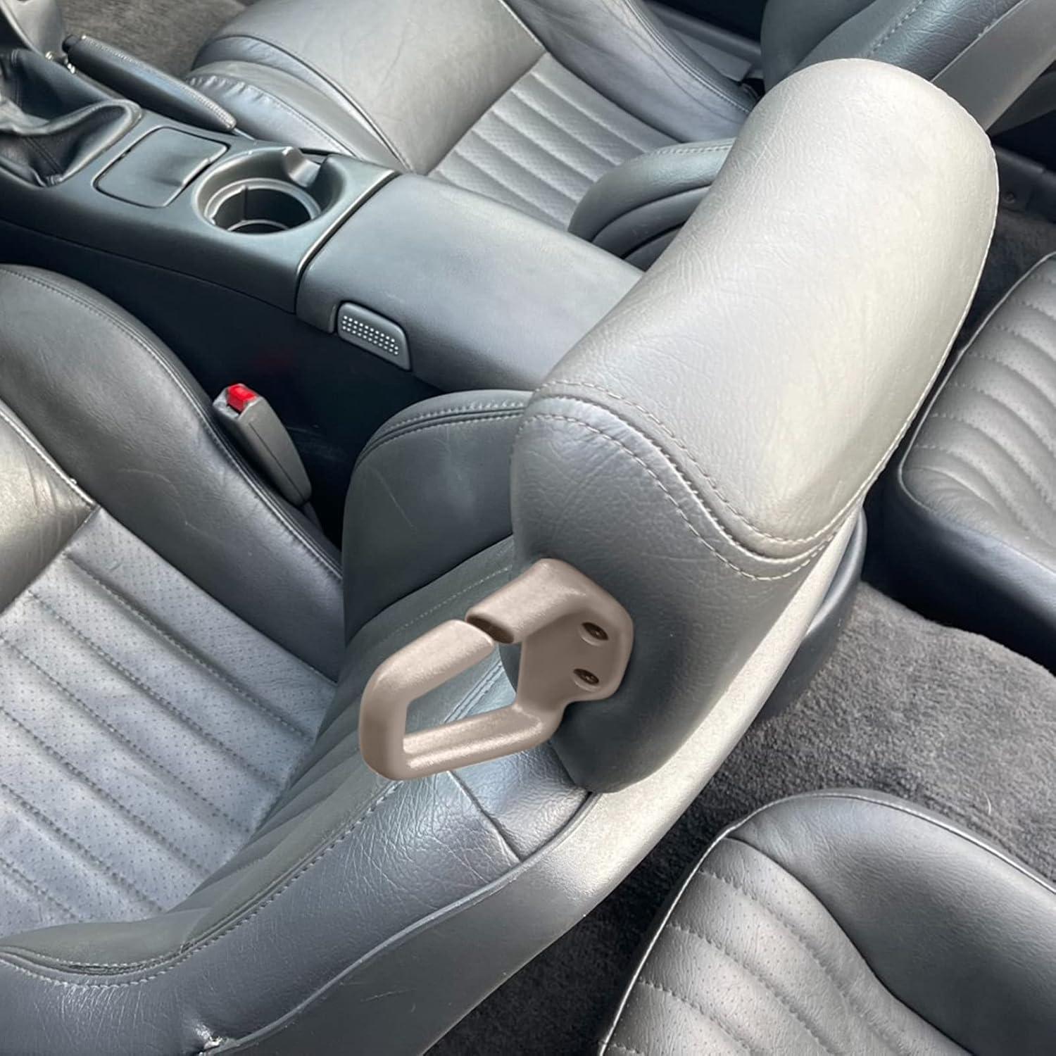 imageSeat Belt GuideBeige Driver Passenger Side Headrest Pillow Seatbelt LoopSeat Belt Guide Loop compatiable with Camaro Firebird 1993200216817202 168172032PCSBeige