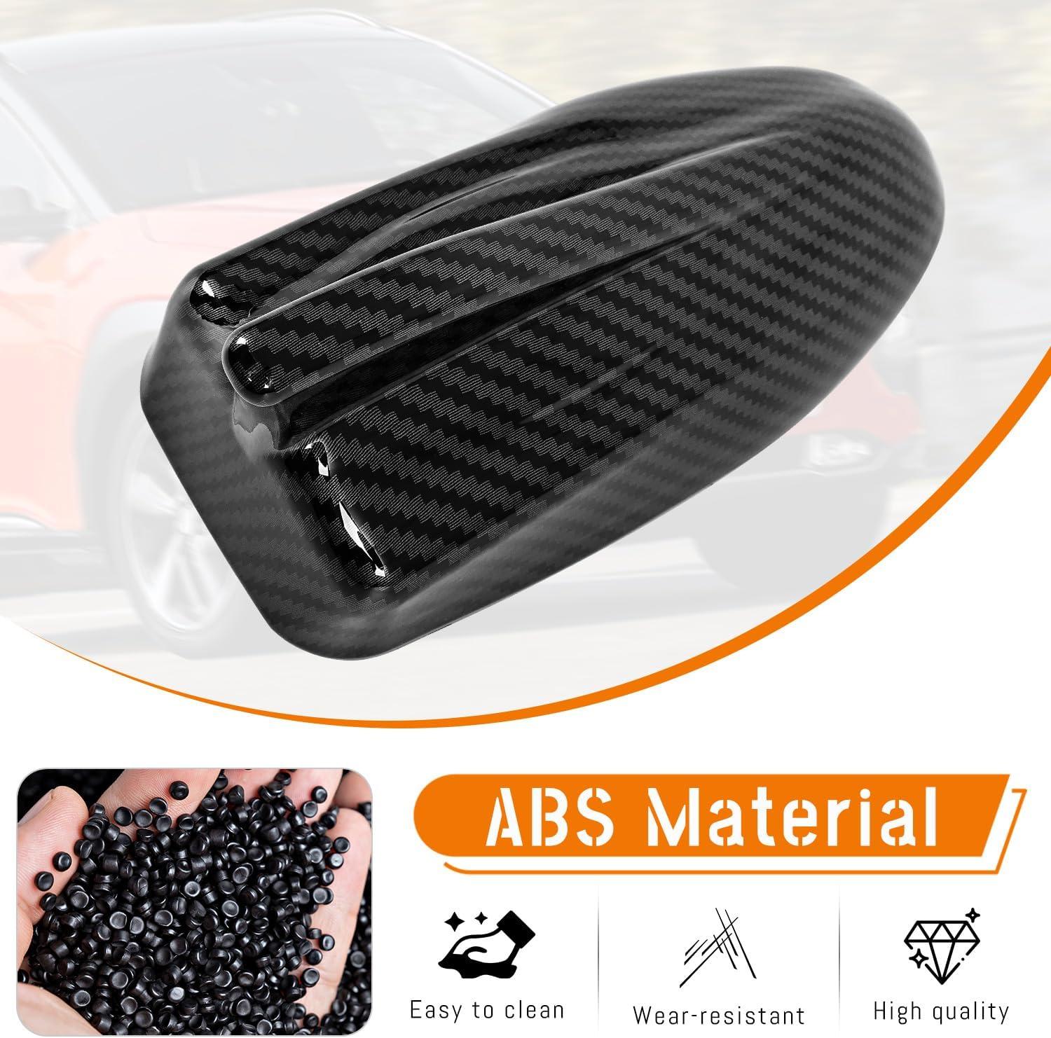 imageShark Fin Antenna CoverCar Roof Antenna Caps Compatible with Hyundai Kona 2018 2019 2020 2021 2022 202396210J9300Roof Topper Cover ReplacementCarbon Fiber TextureWithout Chip