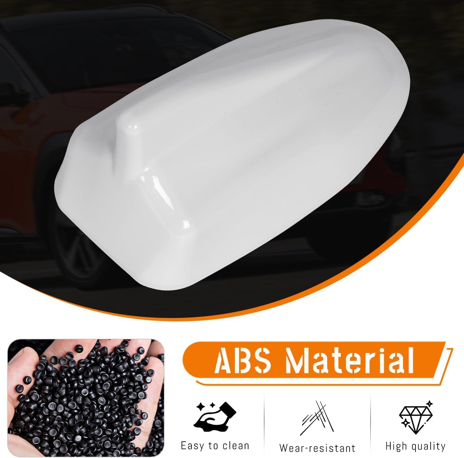 imageShark Fin Antenna CoverCar Roof Antenna Caps Compatible with Hyundai Kona 2018 2019 2020 2021 2022 202396210J9300Roof Topper Cover ReplacementWhiteWithout Chip