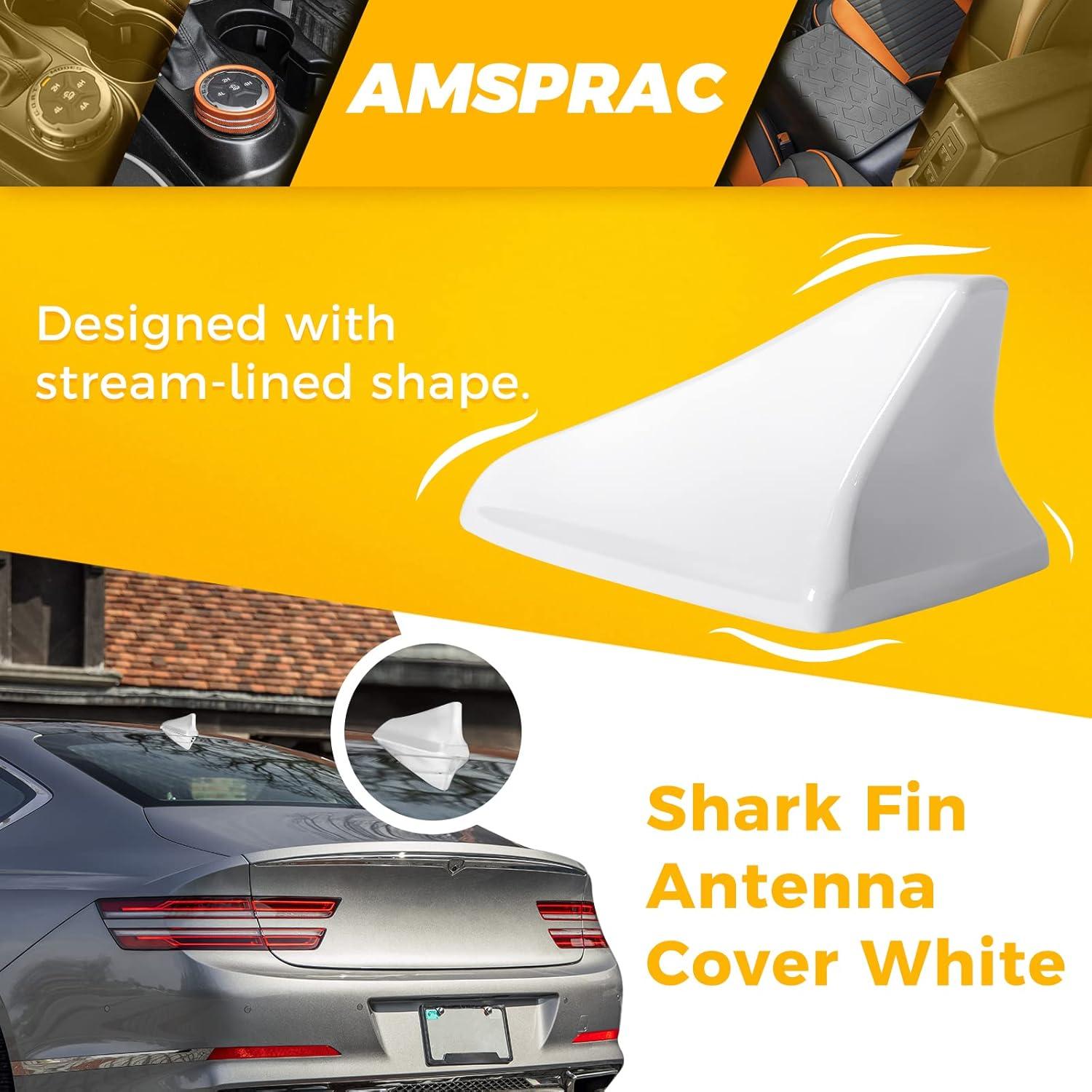 imageShark Fin Antenna CoverCar Roof Antenna Caps fit for Kia Optima 20142020Sonata 2015 2016 2018 2019Genesis Sedan G80 20152017Genesis Coupe 20132015Elantra Sedan 20112016Not SportWhiteSpecified Car