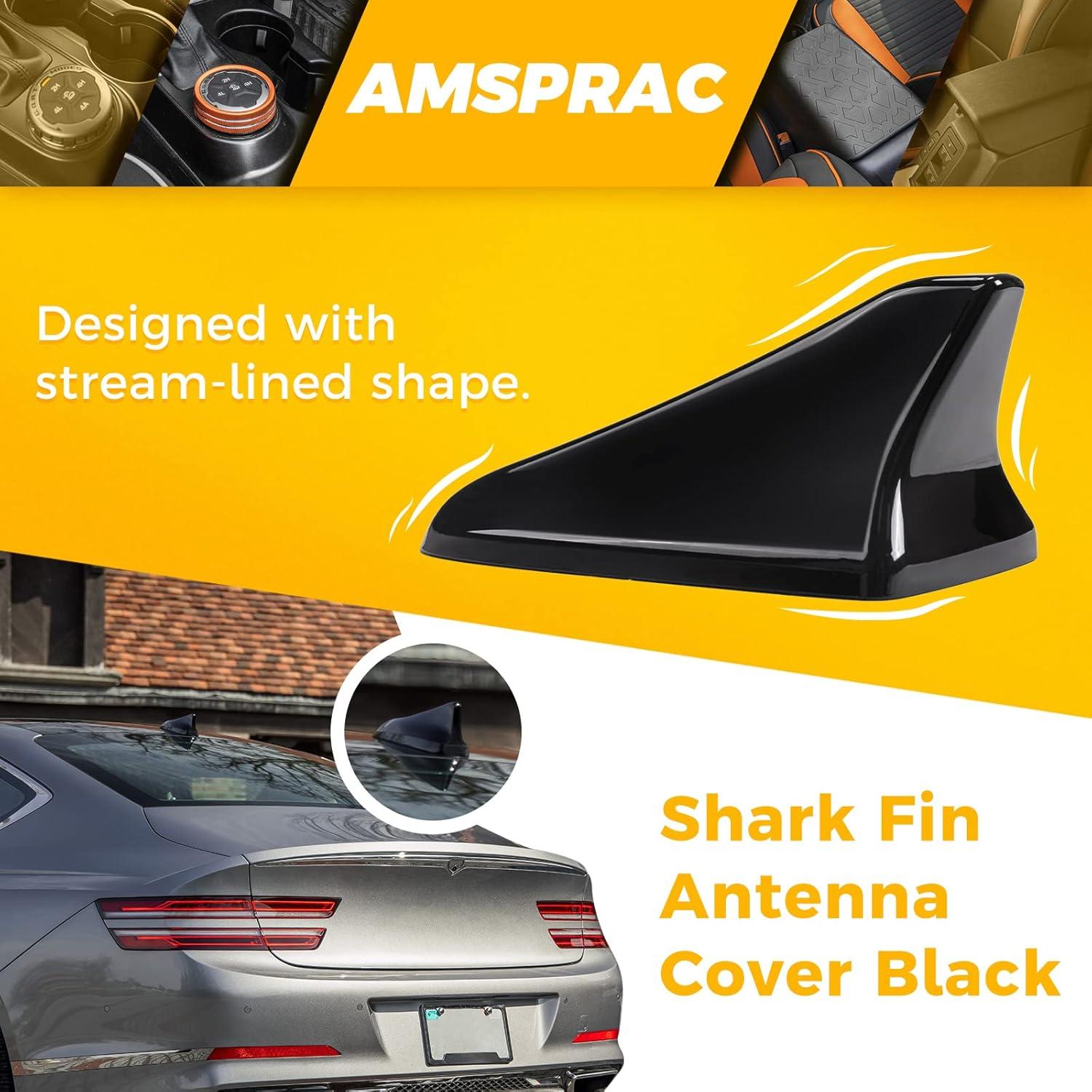 imageShark Fin Antenna CoverCar Roof Antenna Caps fit for Kia Optima 20142020Sonata 2015 2016 2018 2019Genesis Sedan G80 20152017Genesis Coupe 20132015Elantra Sedan 20112016Not SportBlackSpecified Car