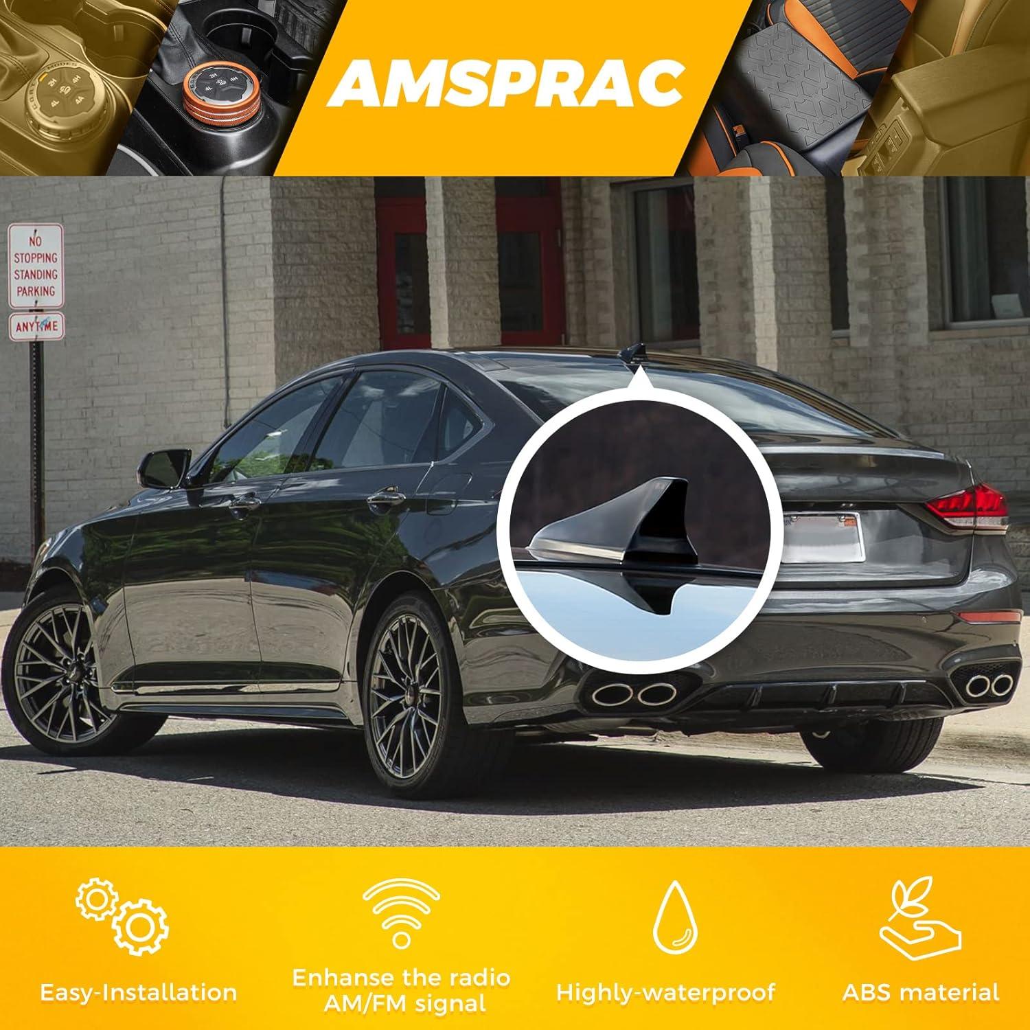 imageShark Fin Antenna CoverCar Roof Antenna Caps fit for Kia Optima 20142020Sonata 2015 2016 2018 2019Genesis Sedan G80 20152017Genesis Coupe 20132015Elantra Sedan 20112016Not SportBlackSpecified Car