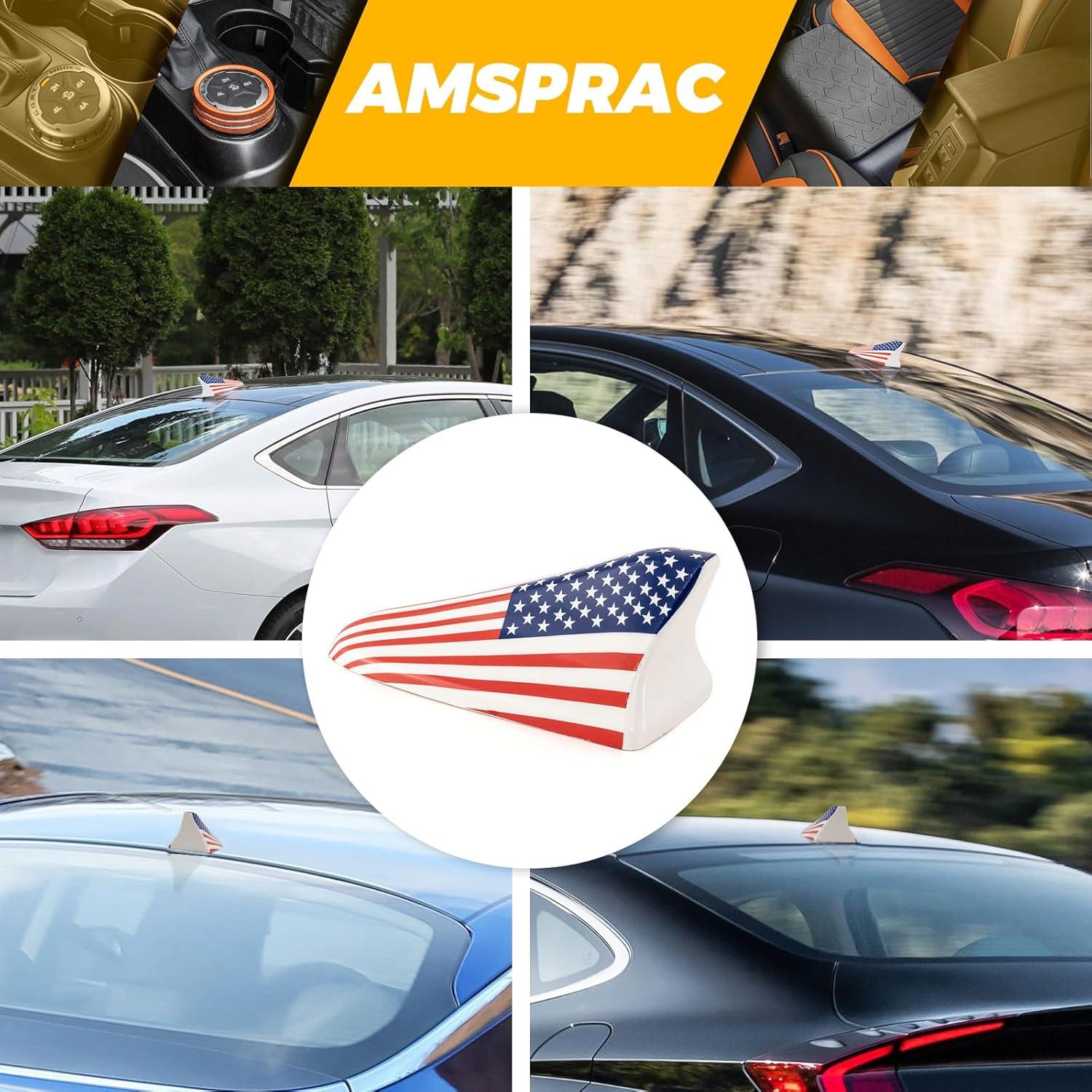 imageShark Fin Antenna CoverCar Roof Antenna Caps fit for Kia Optima 20142020Sonata 2015 2016 2018 2019Genesis Sedan G80 20152017Genesis Coupe 20132015Elantra Sedan 20112016Not SportWhite BaseFlag Logo