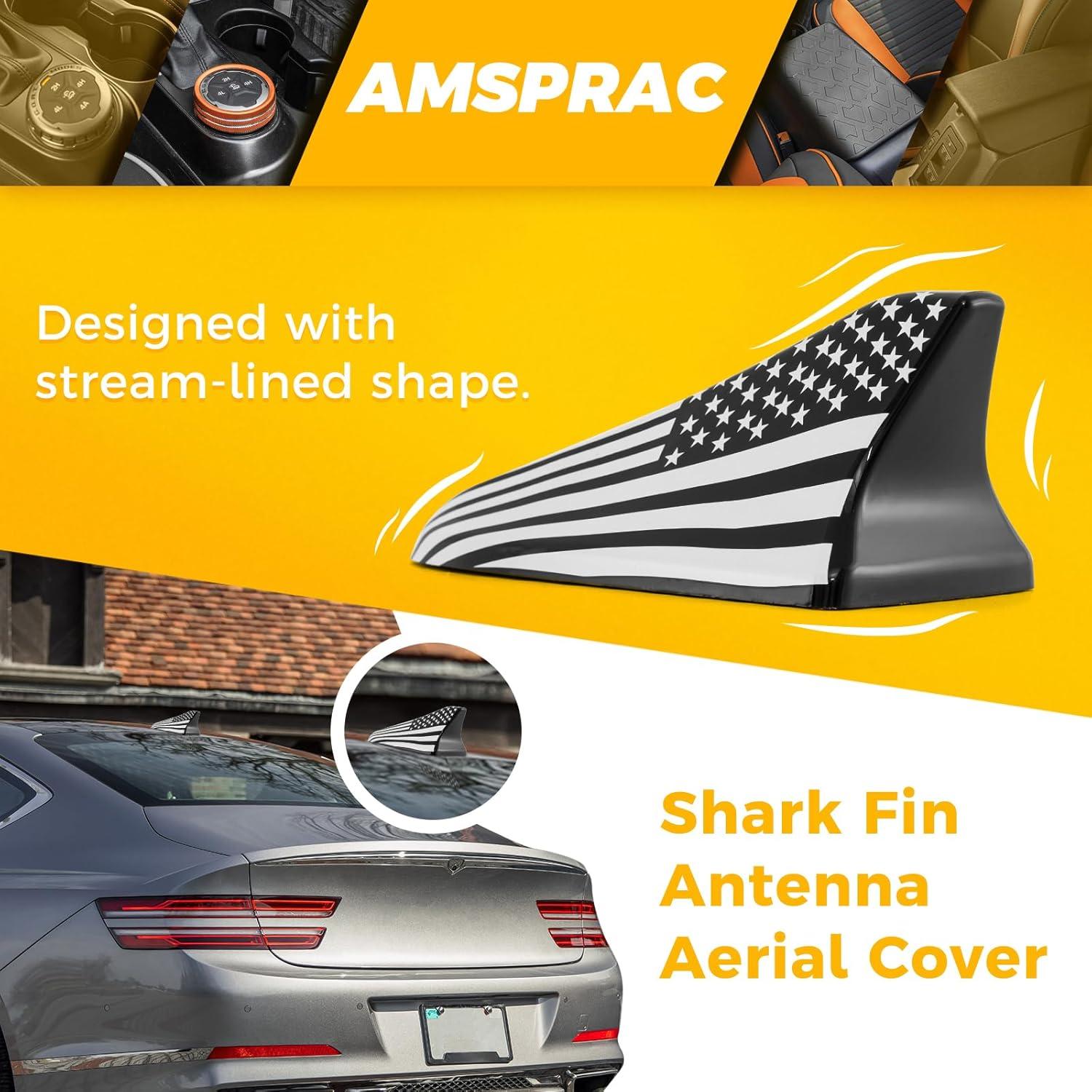 imageShark Fin Antenna CoverCar Roof Antenna Caps fit for Kia Optima 20142020Sonata 2015 2016 2018 2019Genesis Sedan G80 20152017Genesis Coupe 20132015Elantra Sedan 20112016Not SportBlack BaseFlag Logo