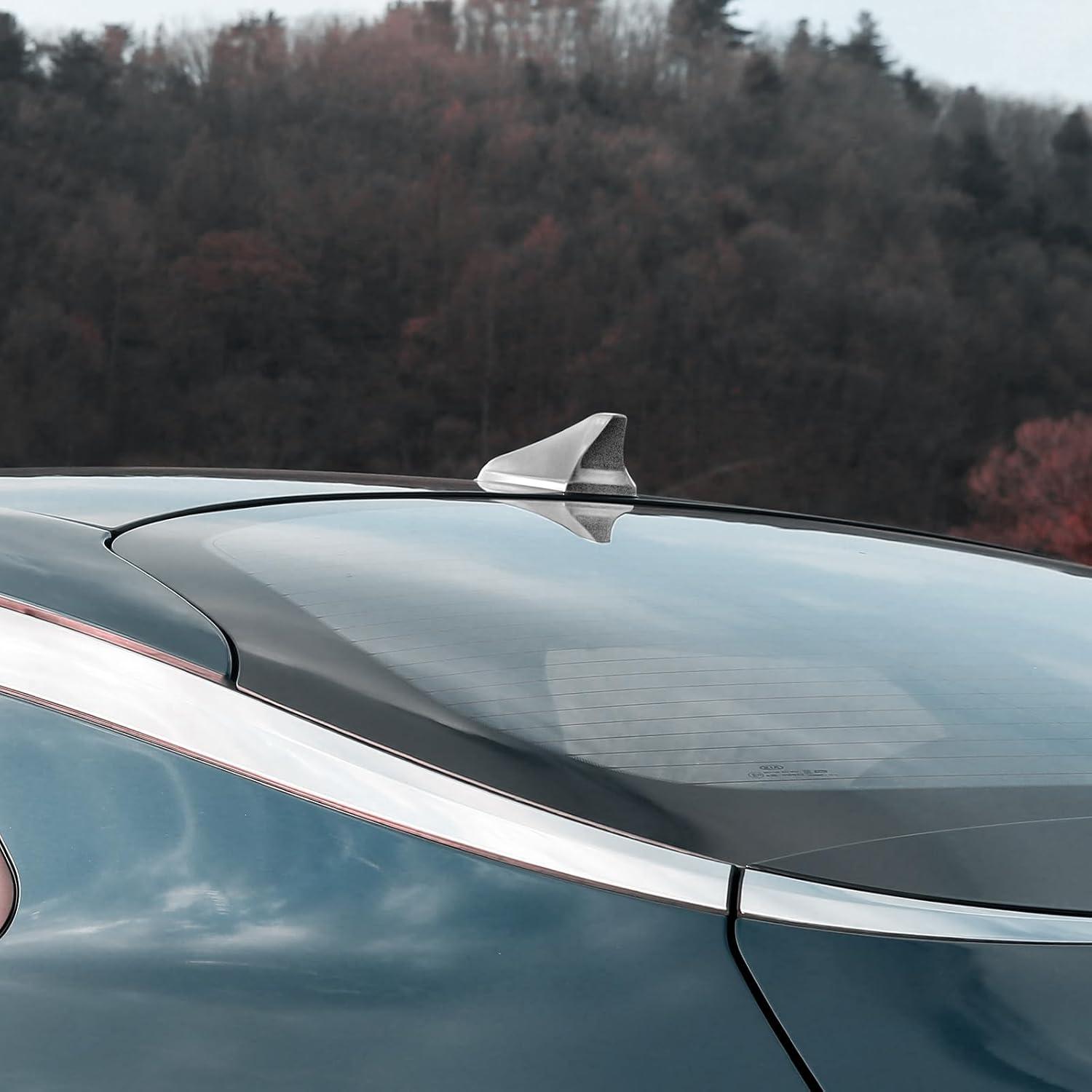 imageShark Fin Antenna CoverCar Roof Antenna Caps fit for Kia Optima 20142020Sonata 2015 2016 2018 2019Genesis Sedan G80 20152017Genesis Coupe 20132015Elantra Sedan 20112016Not SportSilverGreySpecified Car