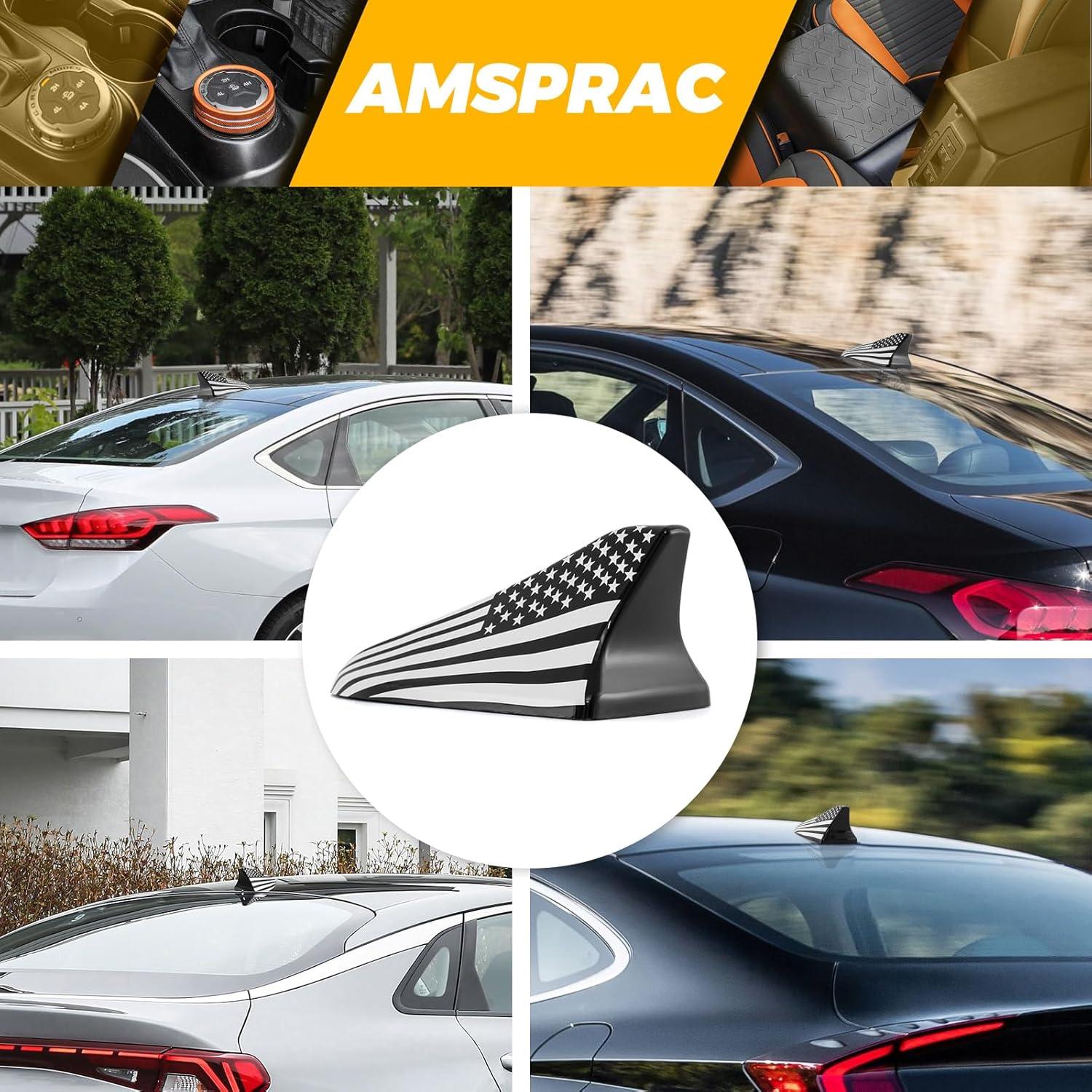 imageShark Fin Antenna CoverCar Roof Antenna Caps fit for Kia Optima 20142020Sonata 2015 2016 2018 2019Genesis Sedan G80 20152017Genesis Coupe 20132015Elantra Sedan 20112016Not SportBlack BaseFlag Logo