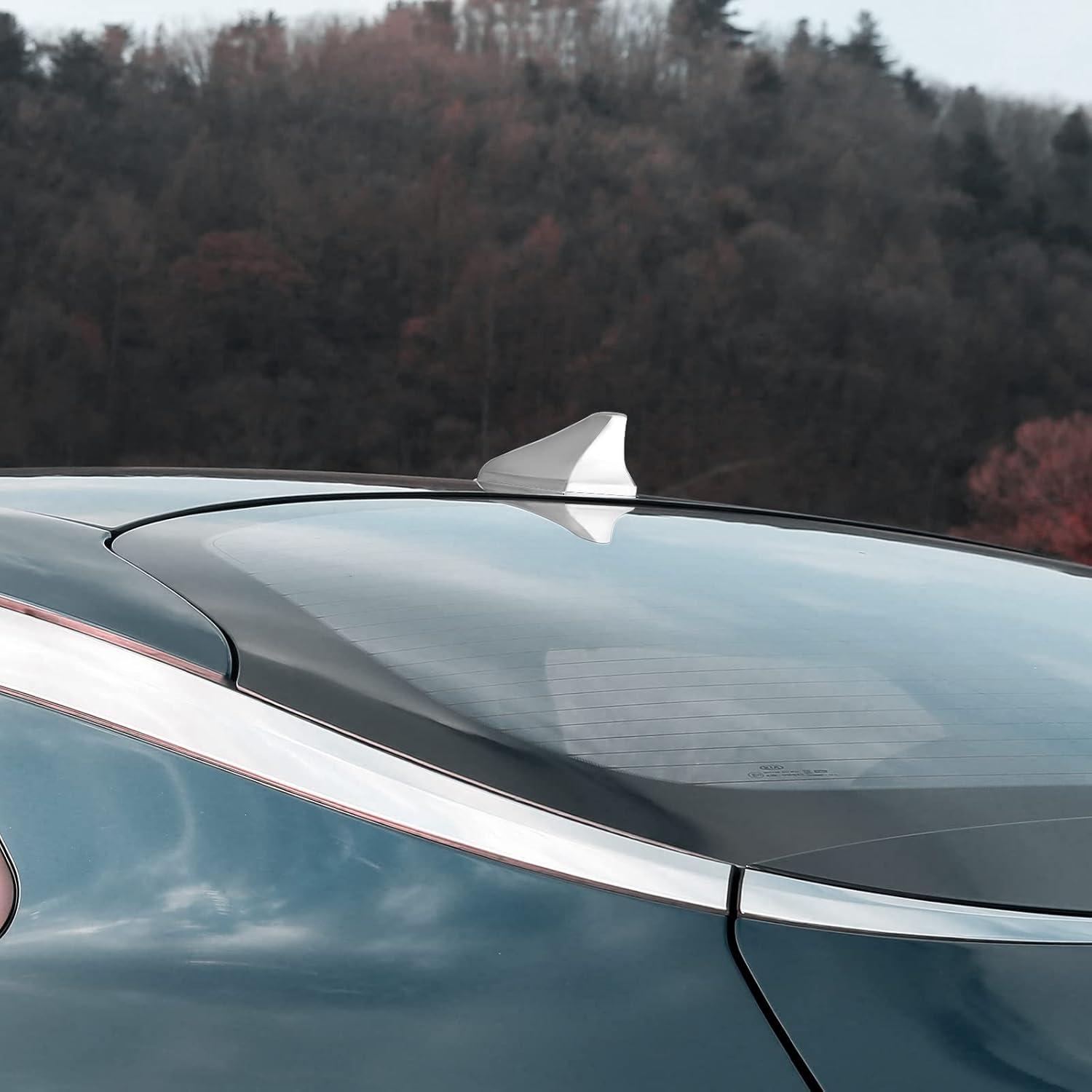 imageShark Fin Antenna CoverCar Roof Antenna Caps fit for Kia Optima 20142020Sonata 2015 2016 2018 2019Genesis Sedan G80 20152017Genesis Coupe 20132015Elantra Sedan 20112016Not SportWhiteSpecified Car