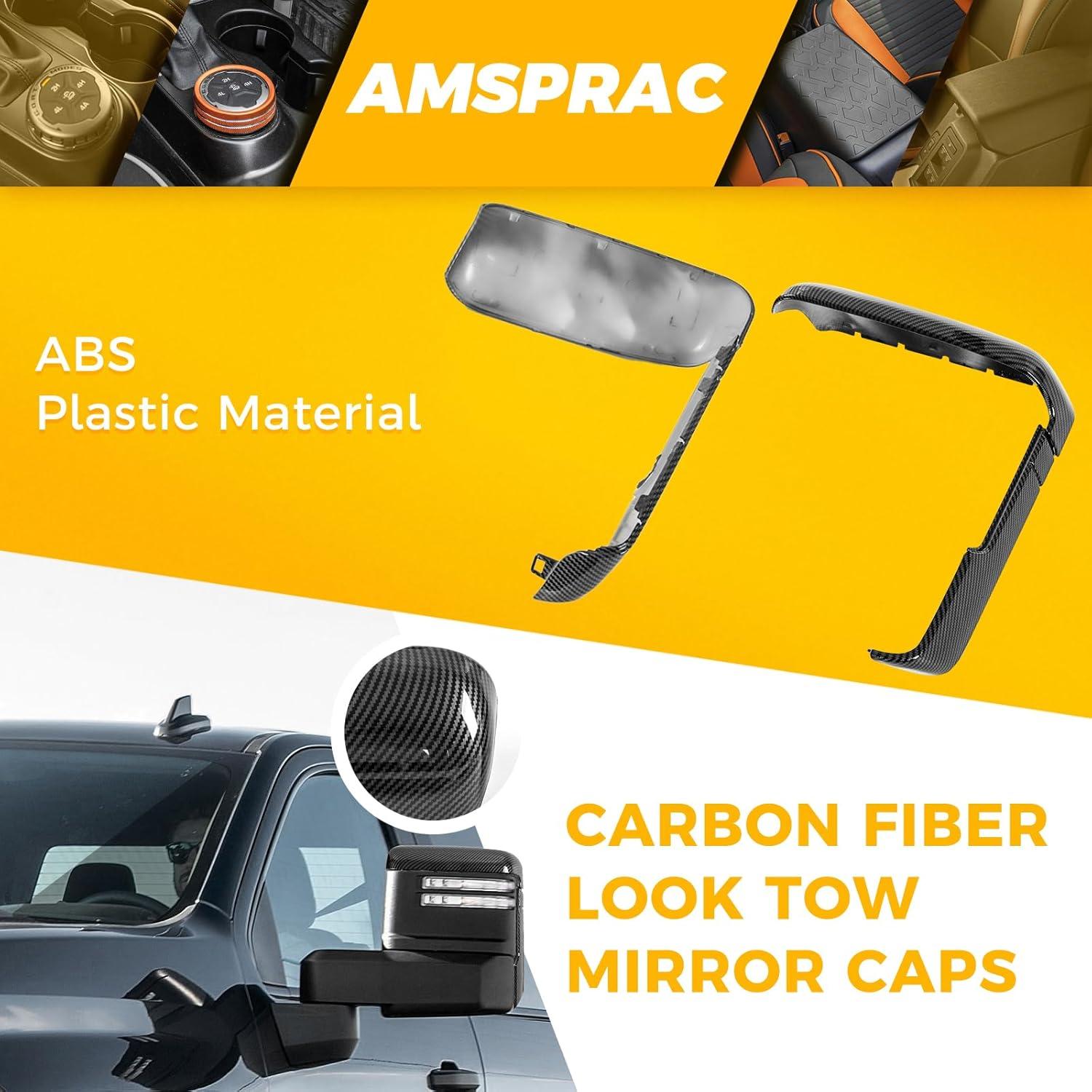 imageUpgraded Tow Mirror Caps fit for Chevy Chevrolet Silverado GMC Sierra 2500HD 3500HD 2020 2021 2022 202384468904 84468910Front Door Exterior Rearview Mirror Edge CoversTopampampSide Edge Parts