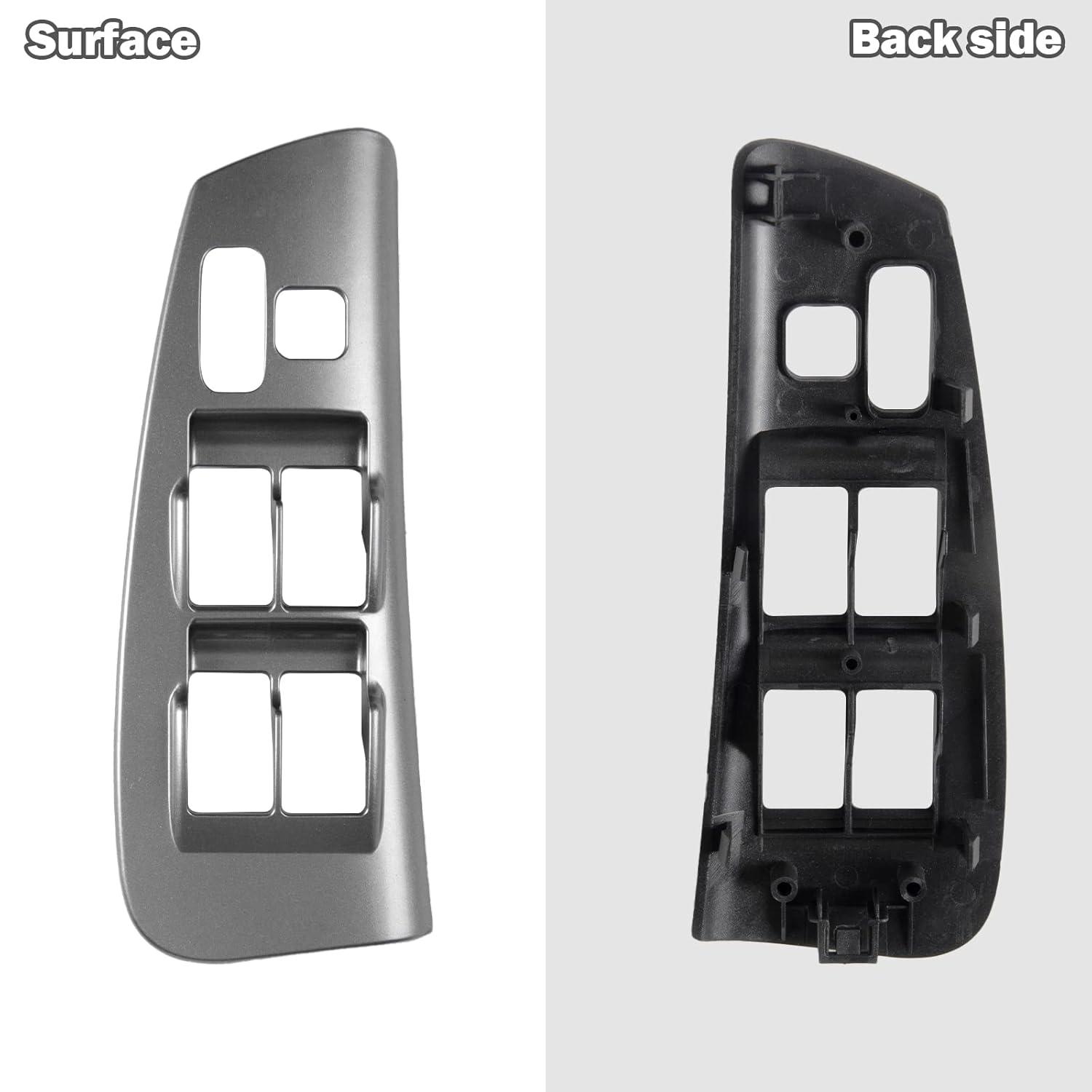 imageWindow Switch Bezel for Toyota Matrix Pontiac Vibe 20032008 Driver Side Armrest Panel Front Left Door 7423201030 88970397 Grey 1PieceFit for Matrix Base XR XRS 0308
