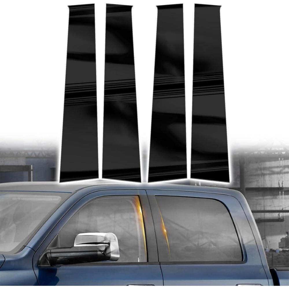 imageDoor Pillar Covers fit for Chevrolet Malibu 20162021Glossy Black AntiScratch Trim6PCS Window Outer Pillar PanelGlossy BlackGlossy Black