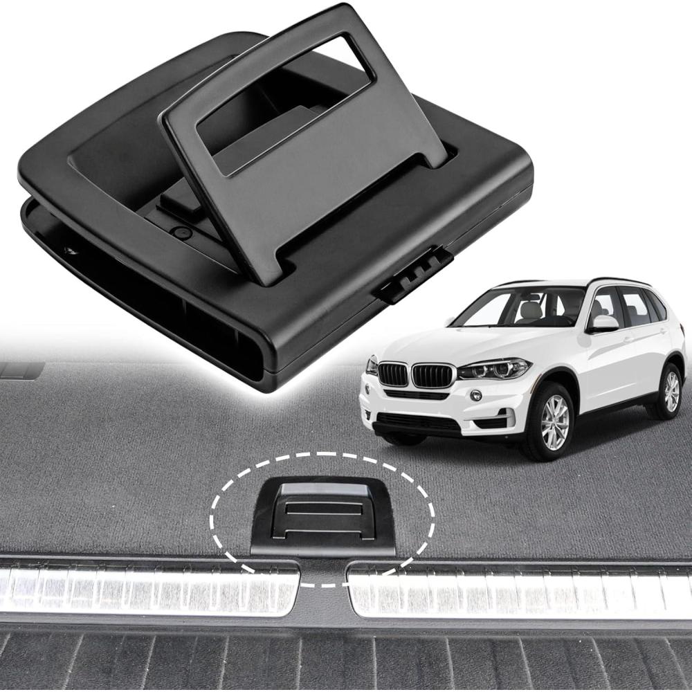imageRear Trunk Mat Carpet HandleTrunk Floor Carpet Handle Replacement fit for BMW E70 X5 E71 X6 2006 2007 2008 2009 2010 2011 2012 2013 9120283 51479120283 51476958162 51476980201Black