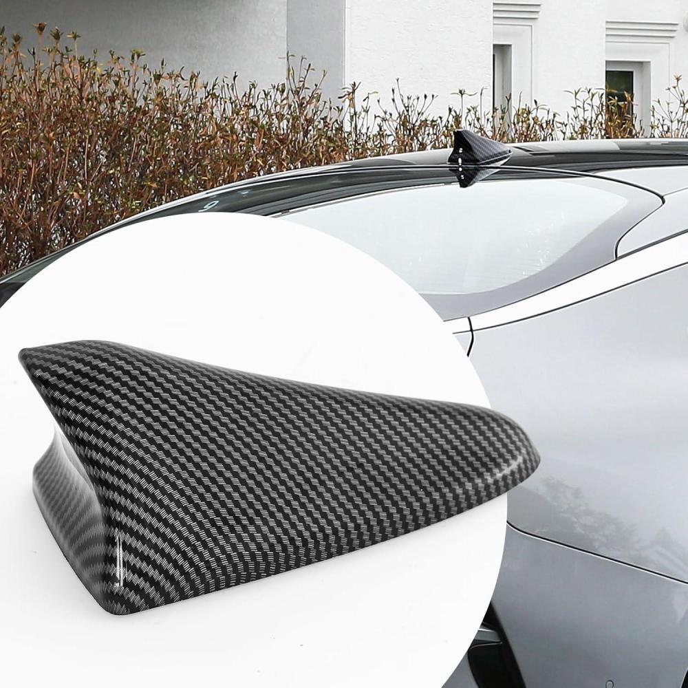 imageShark Fin Antenna CoverCar Roof Antenna Caps fit for Kia Optima 20142020Sonata 2015 2016 2018 2019Genesis Sedan G80 20152017Genesis Coupe 20132015Elantra Sedan 20112016Not SportCarbon Fiber TextureSpecified Car