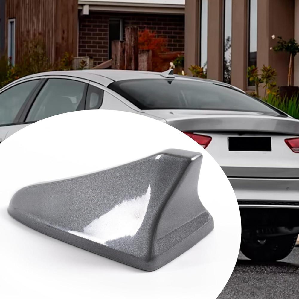 imageShark Fin Antenna CoverCar Roof Antenna Caps fit for Kia Optima 20142020Sonata 2015 2016 2018 2019Genesis Sedan G80 20152017Genesis Coupe 20132015Elantra Sedan 20112016Not SportSilverGreySpecified Car