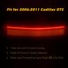 image3rd Brake Light Third High Mount LED Stop Light Trunk Mount Brake Light Assembly Rear Center Tail Light 53 LED Bulbs for Cadillac DTS 20062011 Smoked Lens Red LightSmoked