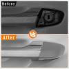 image82652M6110 Exterior Door Handle Cover fit for Kia Forte 20182024Front Driver Left Side Door Handle Cover Cap ReplacementLH Door Key Hole Cover CapClipon Gray82652M6110