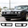 imageAMSRPAC Front Bumper Grille CoverFront Lower Bumper Grill Cover Replacement compatible with Pontiac Firebird Trans Am 1979 1980 1981Black 2PCS