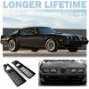 imageAMSRPAC Front Bumper Grille CoverFront Lower Bumper Grill Cover Replacement compatible with Pontiac Firebird Trans Am 1979 1980 1981Black 2PCS