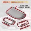 imageChromed Exterior Door Handle Cover Caps ampamp Rear Tailgate Handle Cover ampamp Door Side Rearview Mirror CapsExterior Cover Set fit for 19992006 Chevrolet Silverado GMC Sierra12PCS 