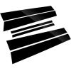 imageDoor Pillar Covers fit for Chevrolet Malibu 20162021Glossy Black AntiScratch Trim6PCS Window Outer Pillar PanelGlossy BlackGlossy BlackFor 9th Accord 1317