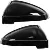 imageDoor Side Rearview Mirror Covers Caps with Lane AssistExterior Back Sight CoversSide Mirror Caps compatible with for 20172019 Audi B9 A4 S4 A5 S5 RS5Glossy Black2PCSGlosy Black