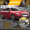 imageDoor Side Rearview Mirror Covers Caps with Lane AssistExterior Back Sight CoversSide Mirror Caps compatible with for 20172019 Audi B9 A4 S4 A5 S5 RS5Glossy Black2PCSCarbon Fiber Look