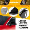 imageDoor Side Rearview Mirror Covers Caps with Lane AssistExterior Back Sight CoversSide Mirror Caps compatible with for 20172019 Audi B9 A4 S4 A5 S5 RS5Glossy Black2PCSGlosy Black