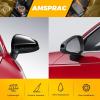 imageDoor Side Rearview Mirror Covers Caps with Lane AssistExterior Back Sight CoversSide Mirror Caps compatible with for 20172019 Audi B9 A4 S4 A5 S5 RS5Glossy Black2PCSGlosy Black