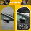 imageDoor Side Rearview Mirror Covers CapsExterior Mirror CoversSide Mirror Caps compatible with for Chevrolet Cruze 20172019Glossy BlackRight Side1PCSGlossy Black