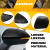 imageDoor Side Rearview Mirror Covers CapsExterior Mirror CoversSide Mirror Caps compatible with for Chevrolet Cruze 20172019Glossy BlackRight Side1PCSGlossy Black