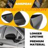 imageDoor Side Rearview Mirror Covers CapsExterior Mirror CoversSide Mirror Caps compatible with for Chevrolet Cruze 20172019Glossy BlackRight Side1PCSGlossy Black