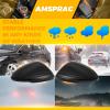 imageDoor Side Rearview Mirror Covers CapsExterior Mirror CoversSide Mirror Caps compatible with for Chevrolet Cruze 20172019Glossy BlackRight Side1PCSGlossy Black